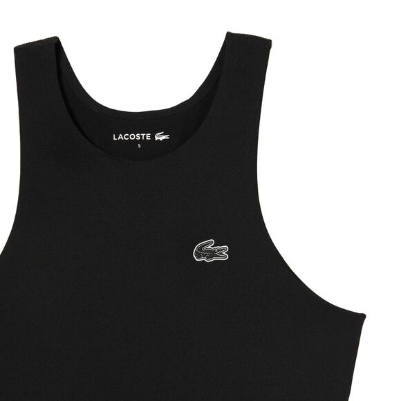 Lacoste Womens/Ladies Recycled Polyamide Quick Dry Sports Bra / Black - Picture 3 of 3